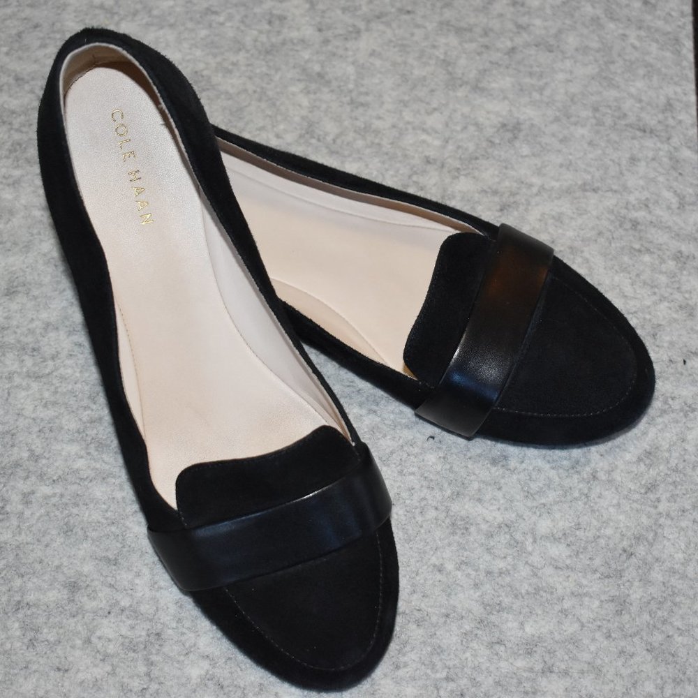 COLE HAAN Suede Driving Loafers Nike Air Insole